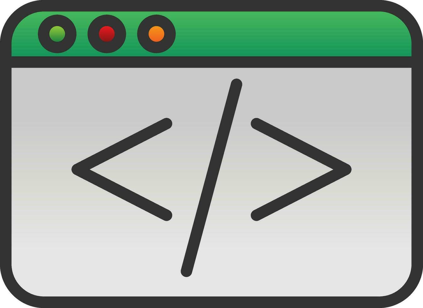 Coding Vector Icon Design