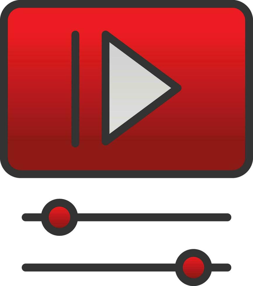 Video Vector Icon Design