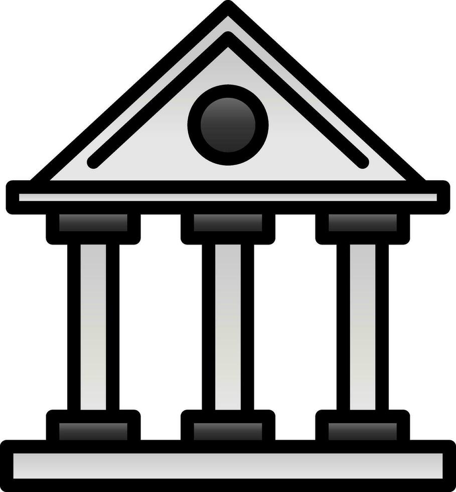 Acropolis Vector Icon Design