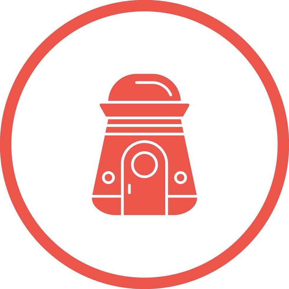 Space Capsule Vector Icon