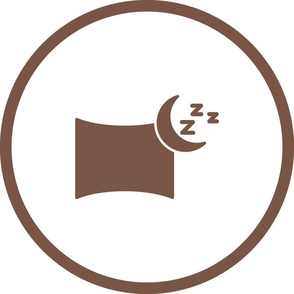 icono de vector de almohada