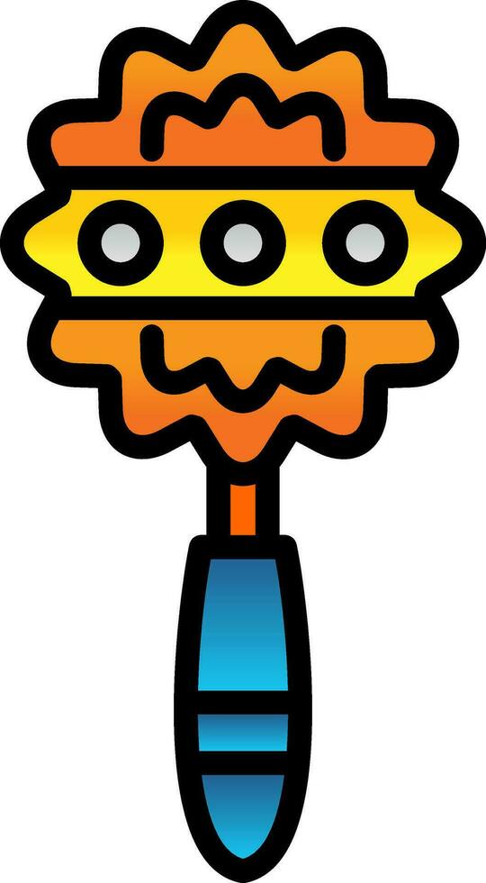 Rattle Vector Icon Design