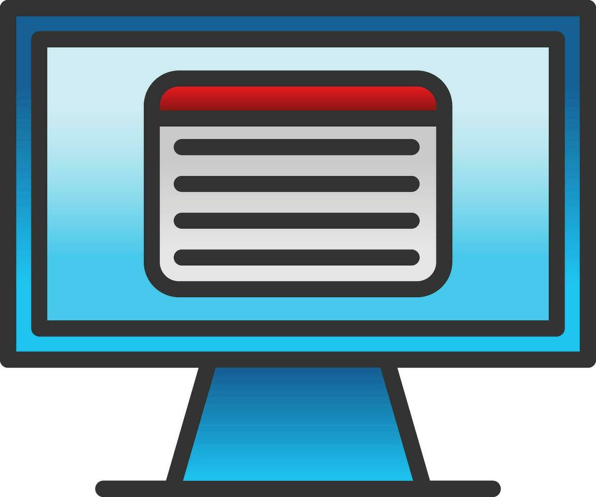 Program Vector Icon Design