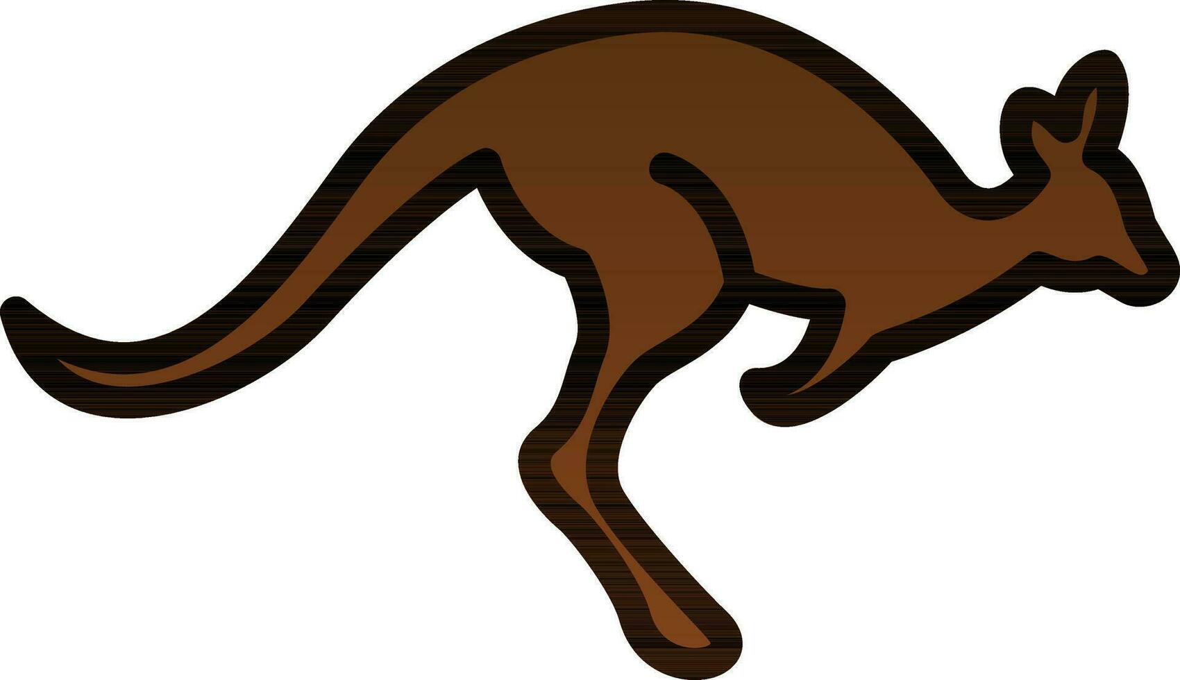 Kangaroo Vector Icon Design