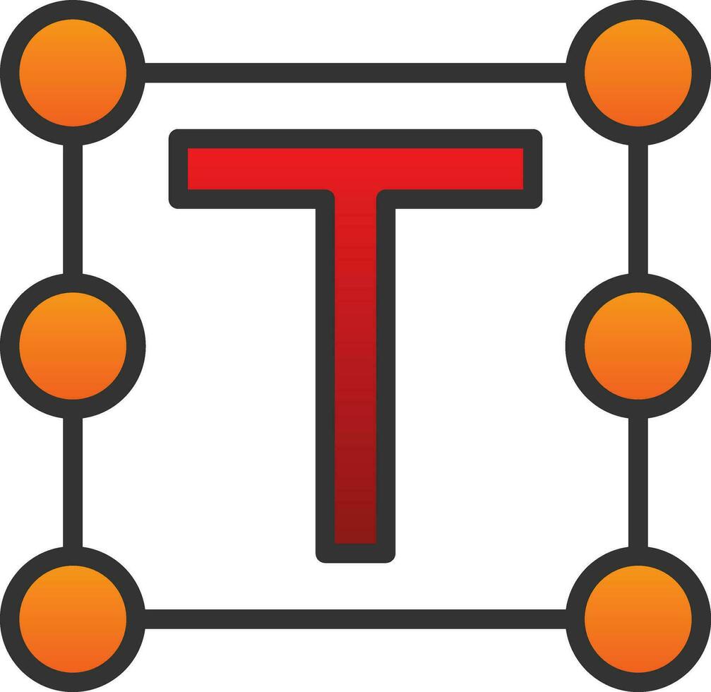 Typography Vector Icon Design
