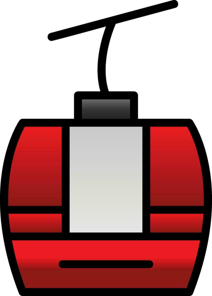 Gondola Vector Icon Design