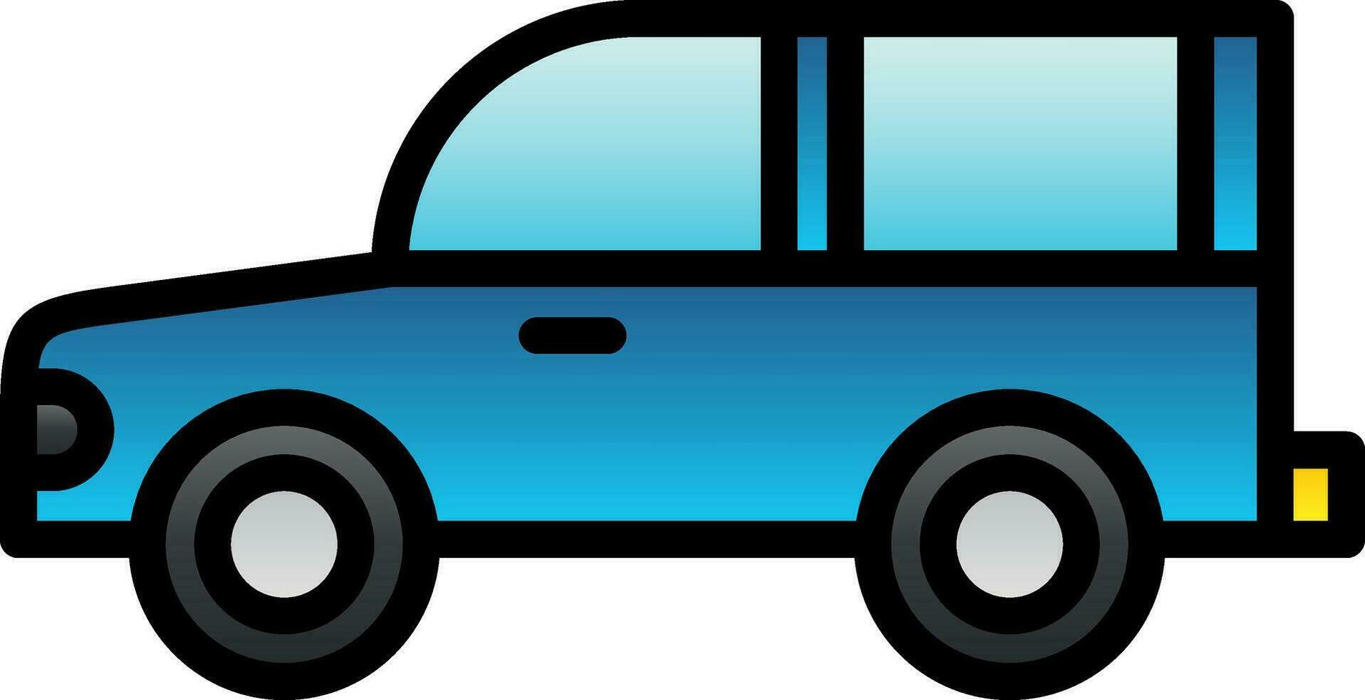 Car toy Vector Icon Design