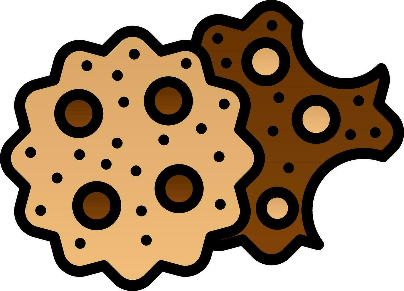 Cookies Vector Icon Design