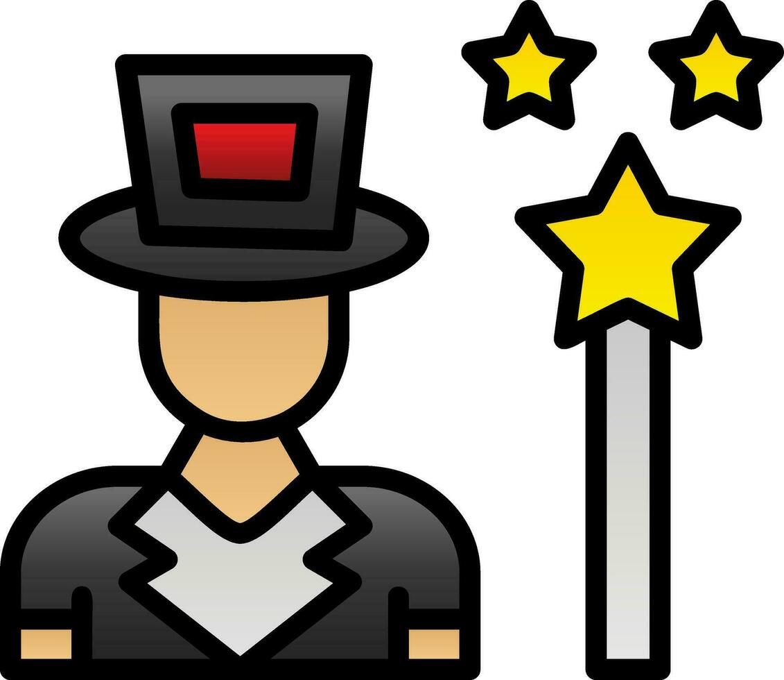 Magician Vector Icon Design