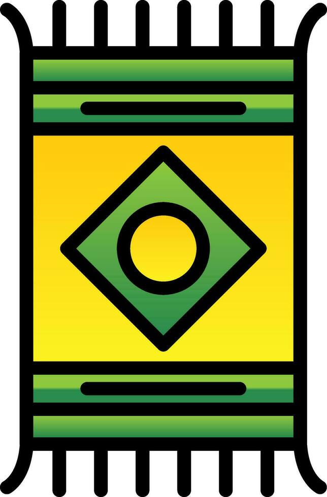 diseño de icono de vector de alfombra