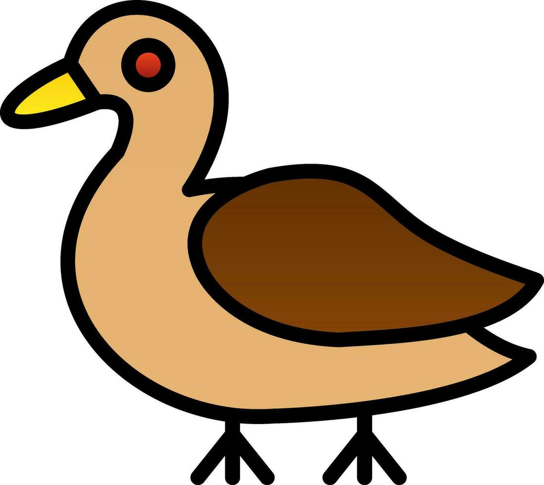 Duck Vector Icon Design