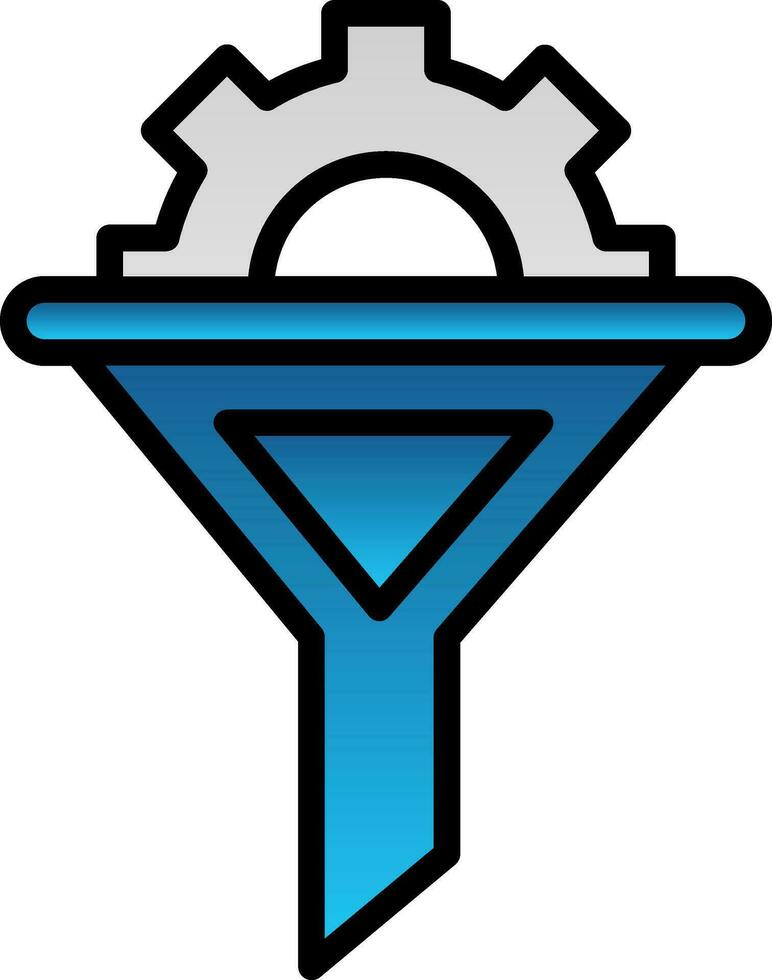 Funnel Vector Icon Design