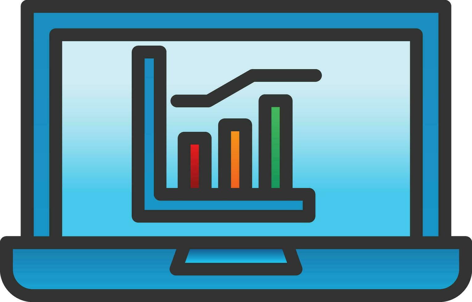 Analytics Vector Icon Design