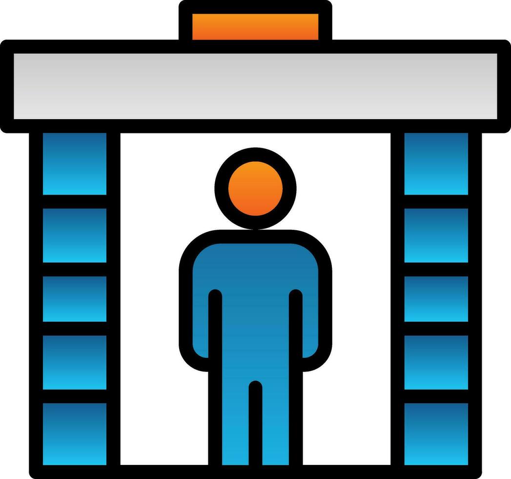 Metal detector Vector Icon Design
