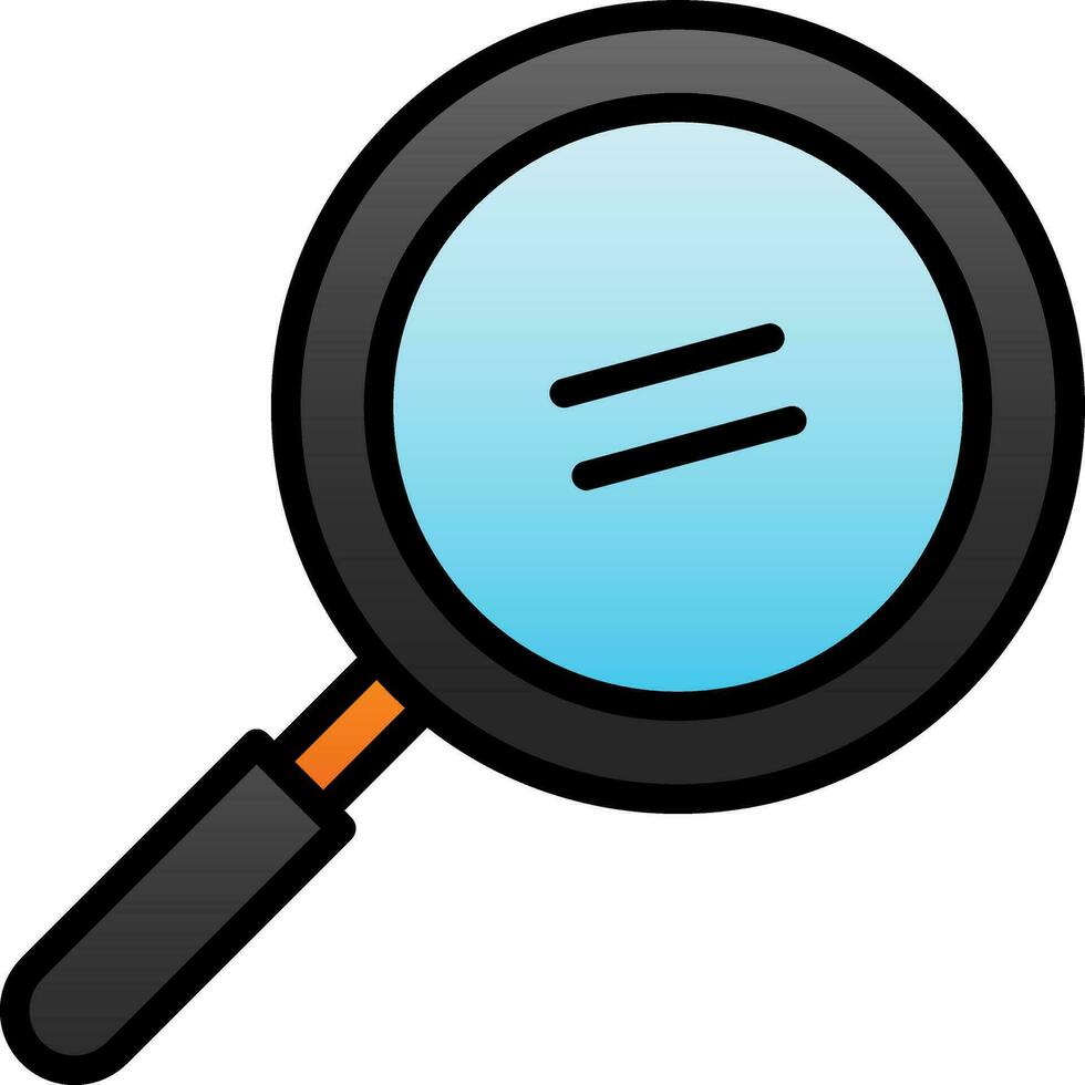 Magnifying glass Vector Icon Design