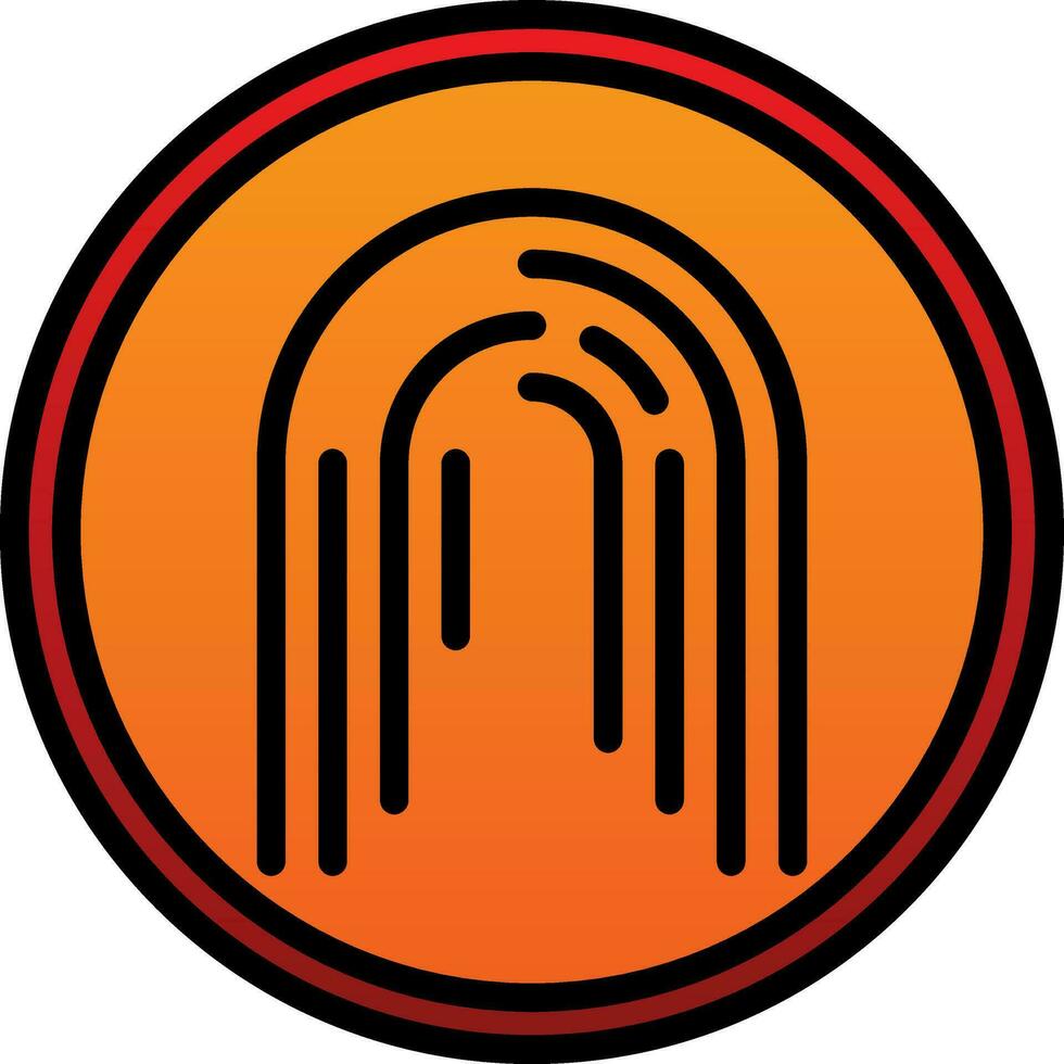 Finger print Vector Icon Design