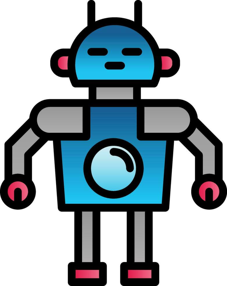 Robot Vector Icon Design