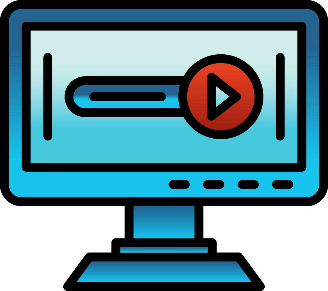 Live stream Vector Icon Design