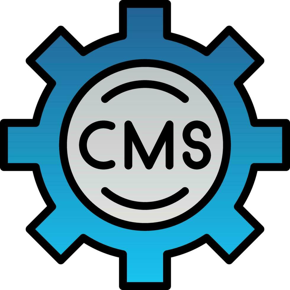 CMS Vector Icon Design