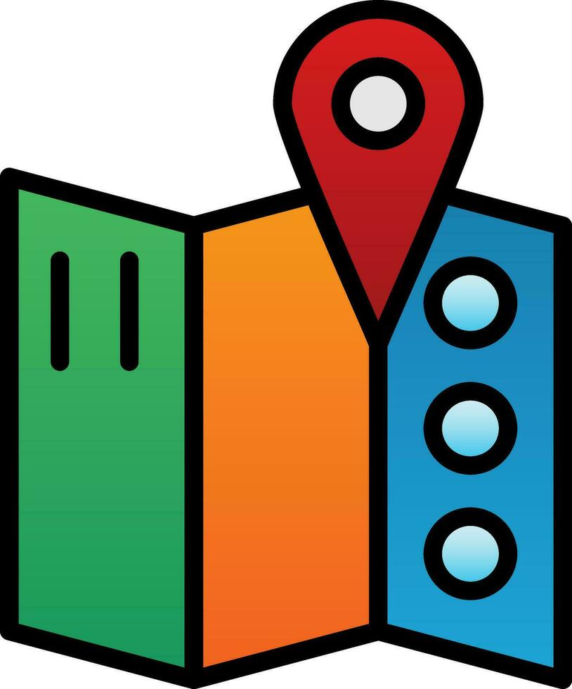 Map Vector Icon Design