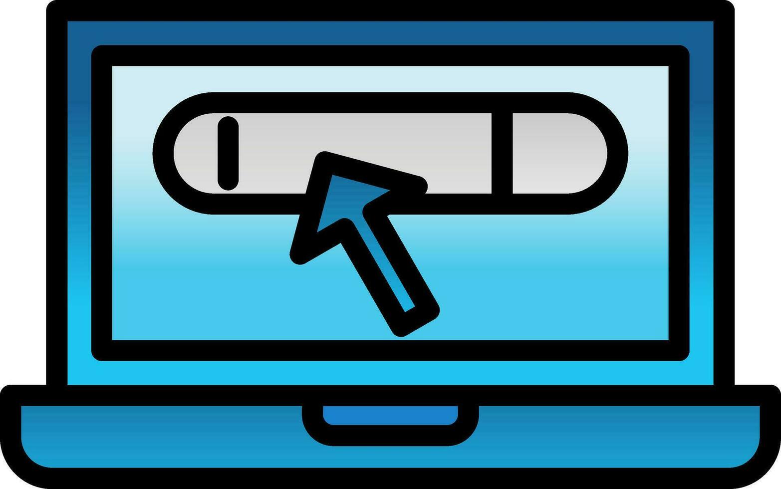 Laptop Vector Icon Design