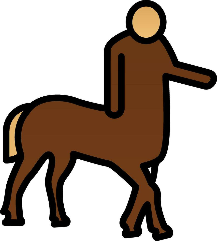 Centaur Vector Icon Design