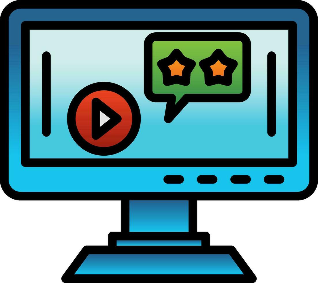 Reviews Vector Icon Design