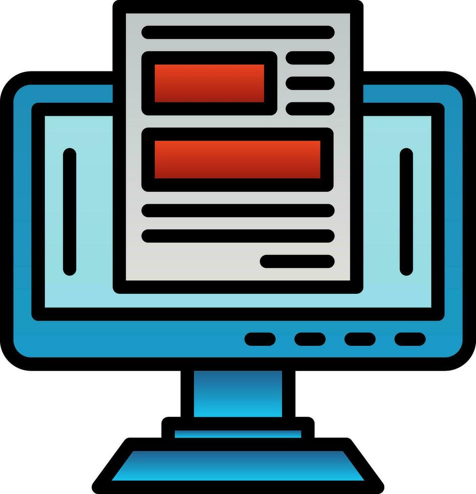 Content Vector Icon Design