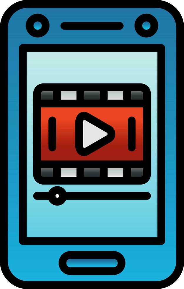 Video Vector Icon Design