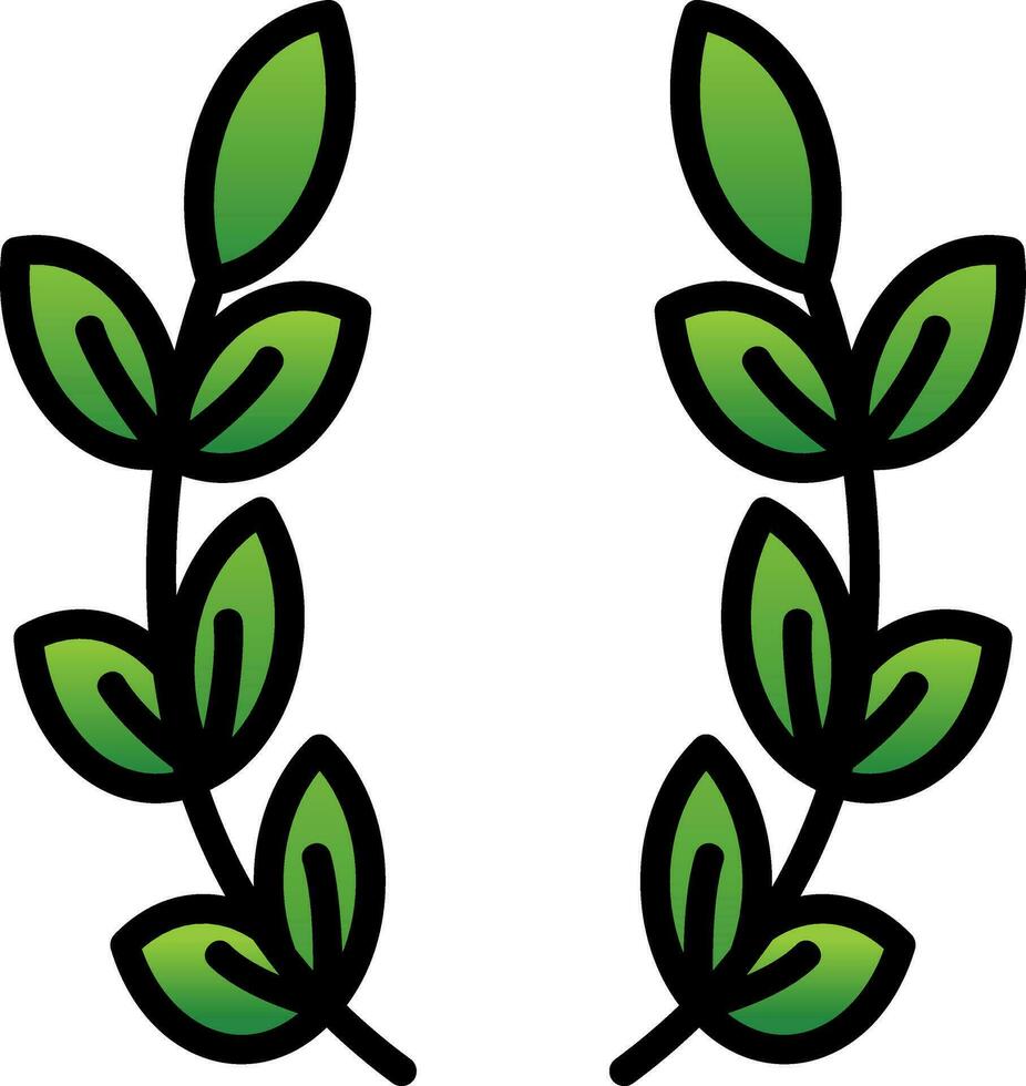 Laurel Vector Icon Design