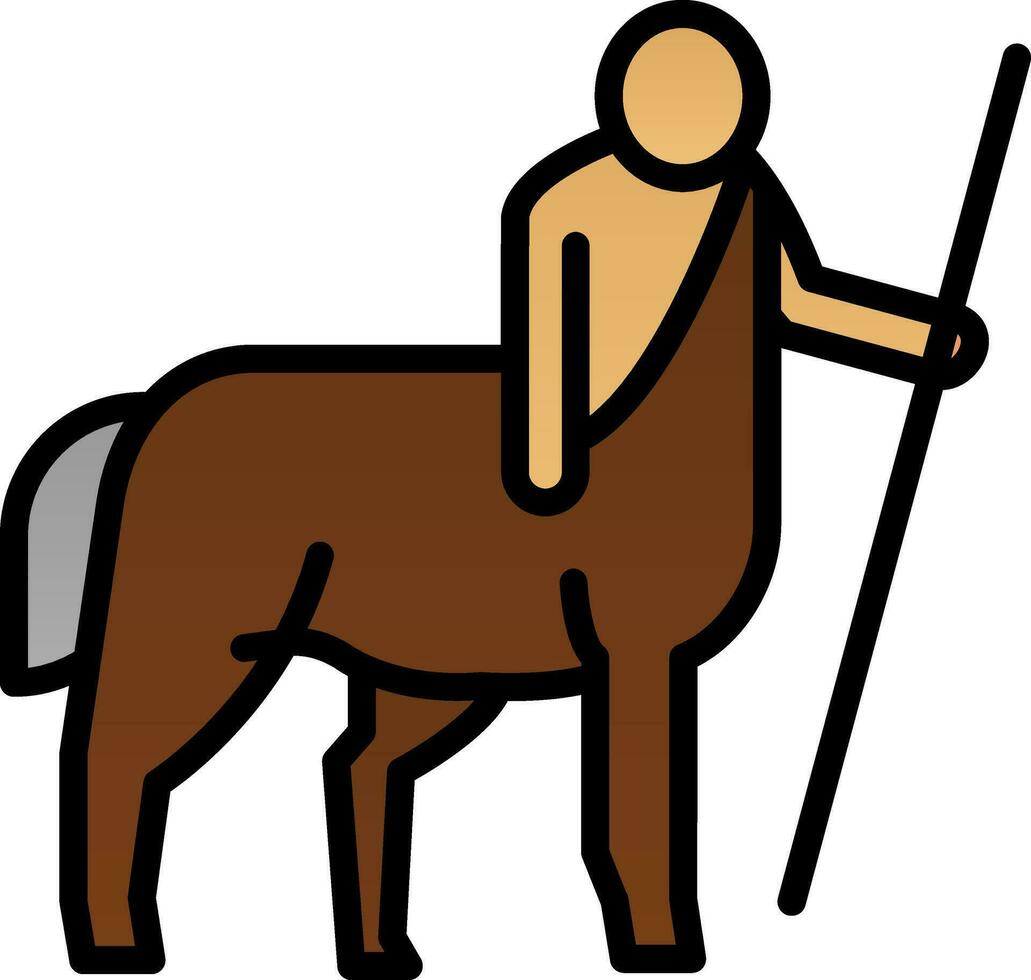 Centaur Vector Icon Design