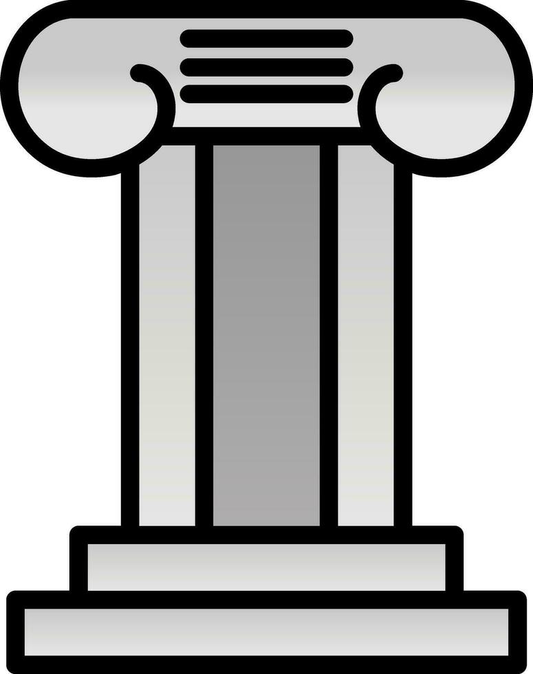 diseño de icono de vector de columna