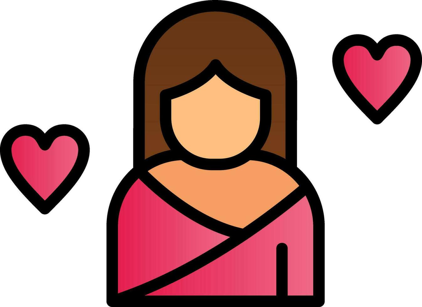 Aphrodite Vector Icon Design