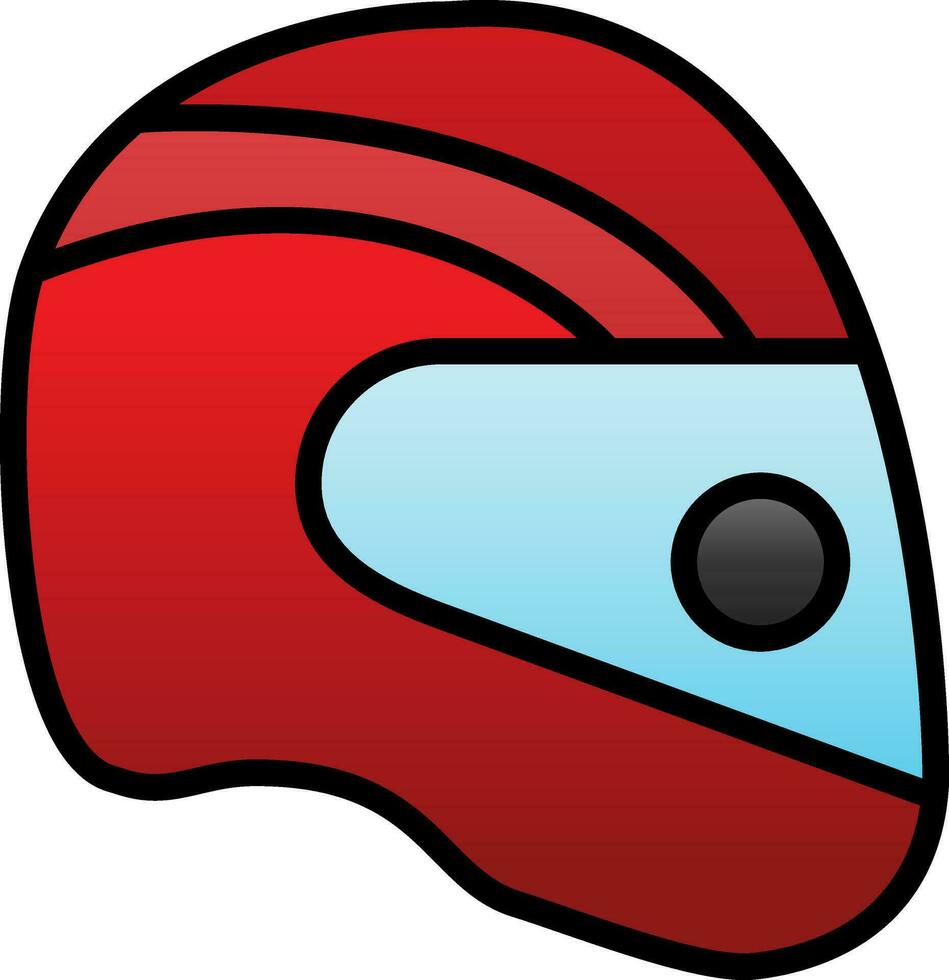 Helmet Vector Icon Design
