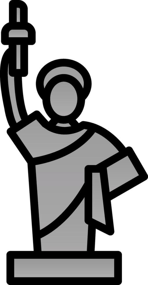 Statue Vector Icon Design