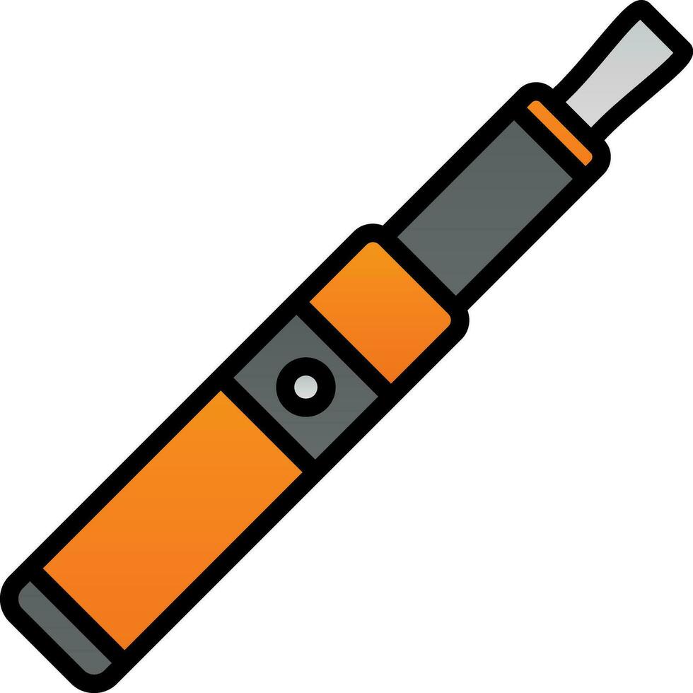 Electronic cigarette Vector Icon Design