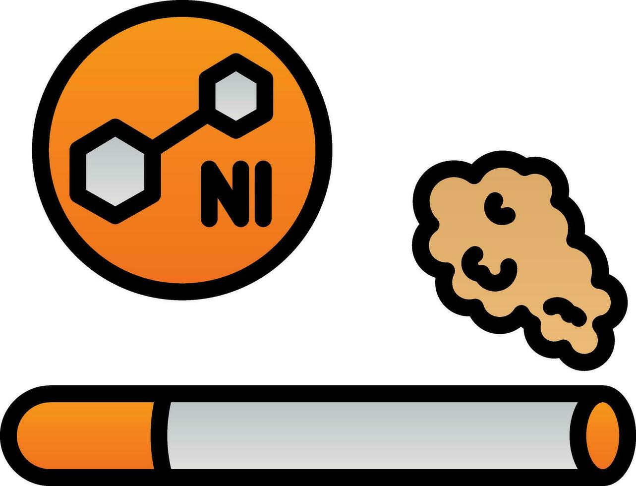 Nicotine Vector Icon Design
