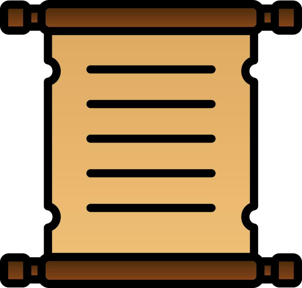 Parchment Vector Icon Design