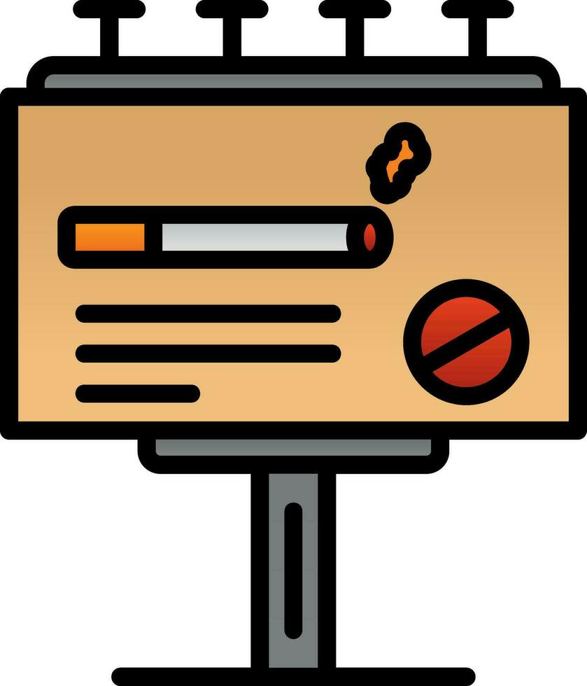 Billboard Vector Icon Design