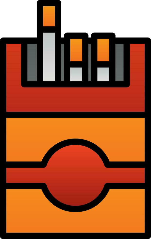 Cigarette Vector Icon Design