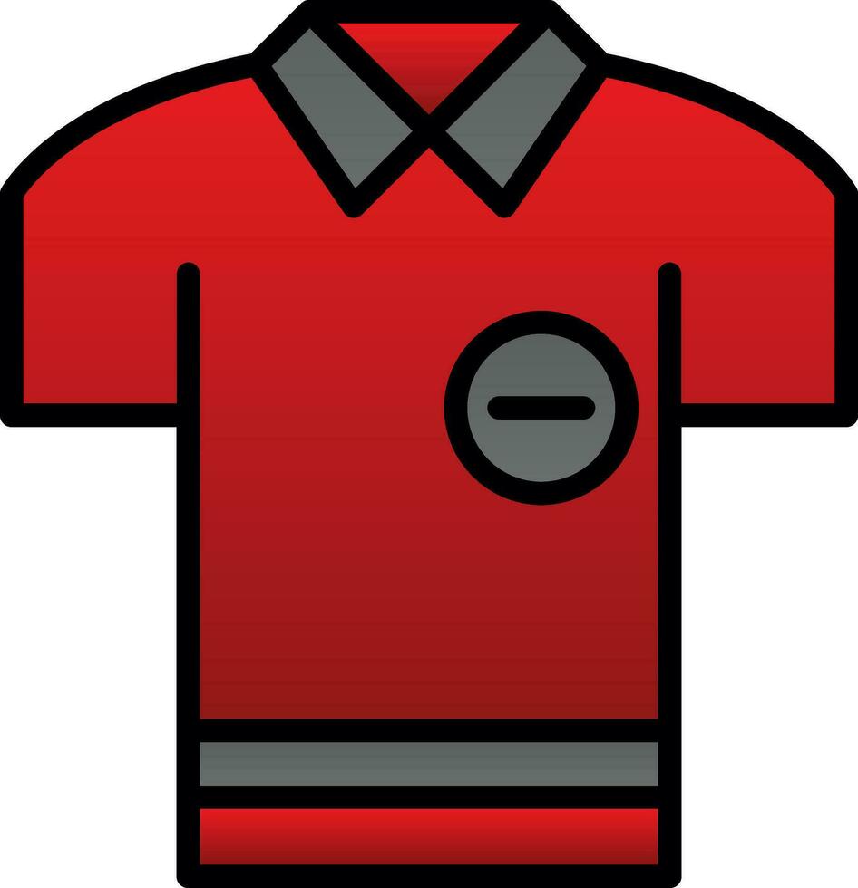 Polo shirt Vector Icon Design