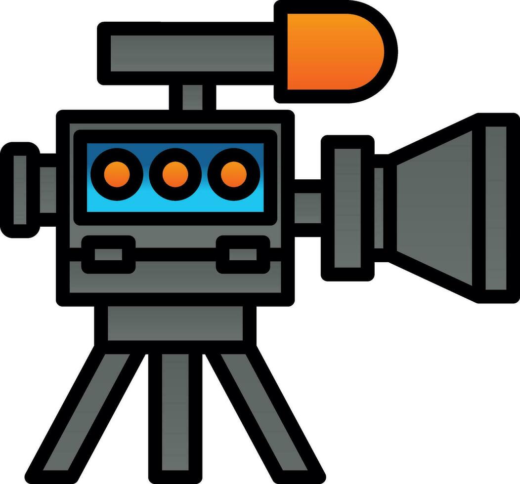 Video camera Vector Icon Design