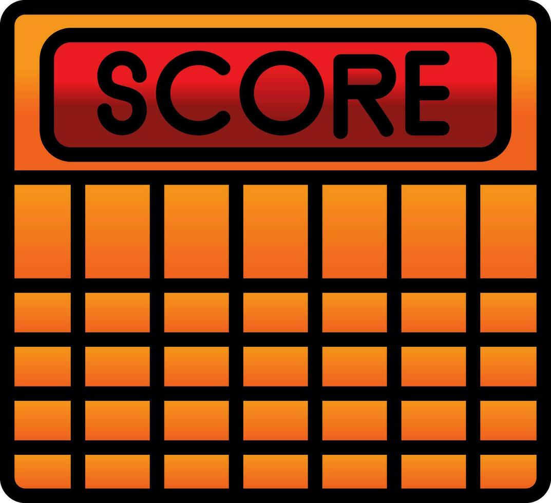 Score Vector Icon Design