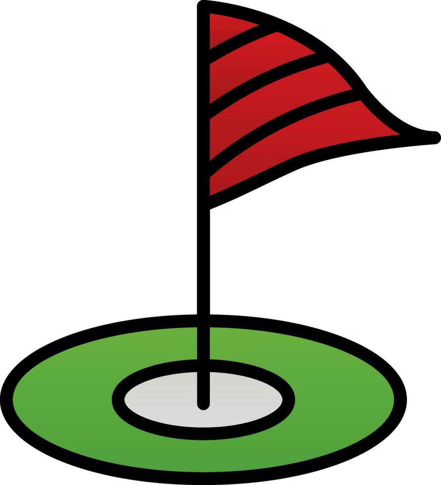 mini golf vector icono diseño