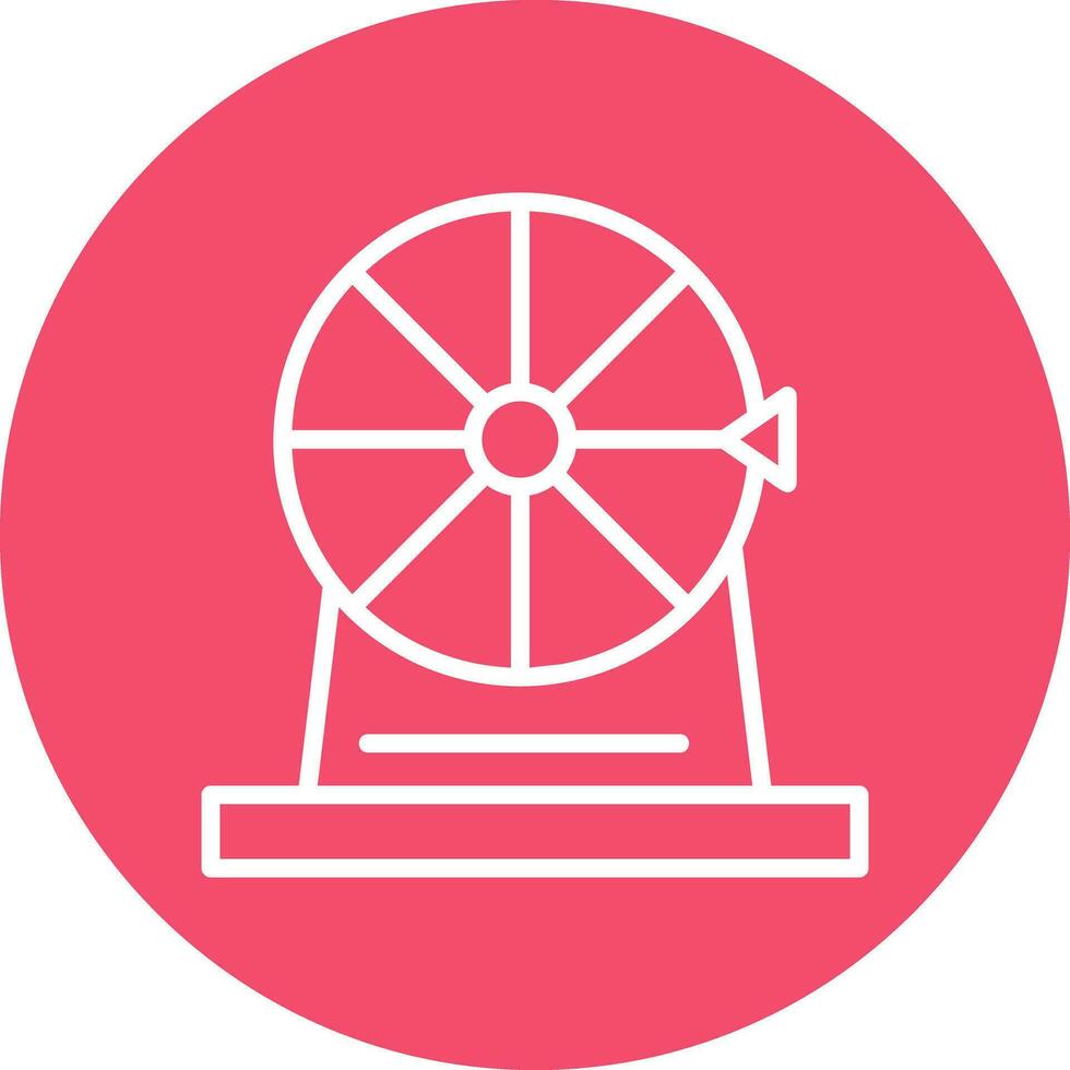 Wheel of fortune Vector Icon Design