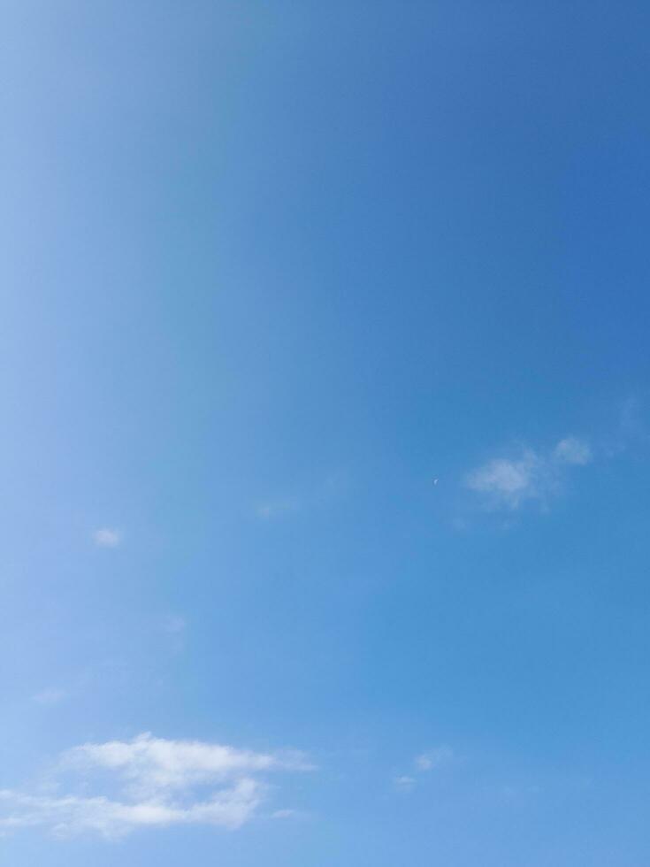 The white clouds on the blue sky are perfect for the background.  Skyscape on Lombok Island, Indonesia photo
