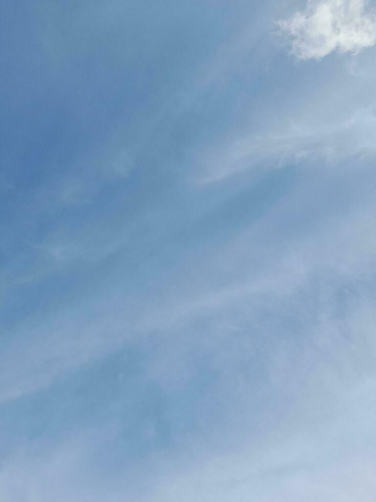 The white clouds on the blue sky are perfect for the background.  Skyscape on Lombok Island, Indonesia photo