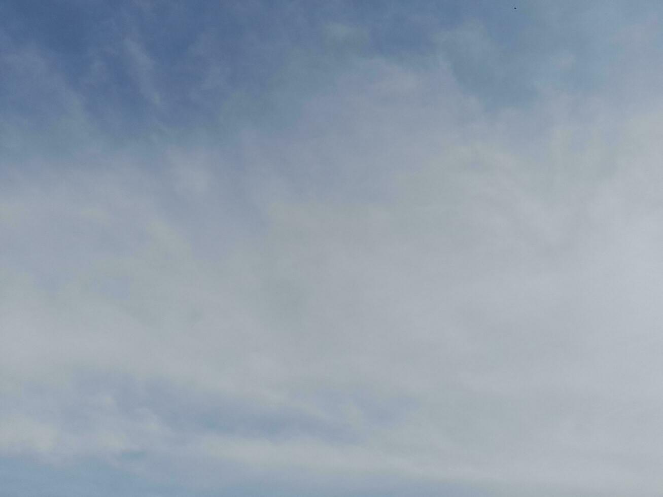 The white clouds on the blue sky are perfect for the background.  Skyscape on Lombok Island, Indonesia photo