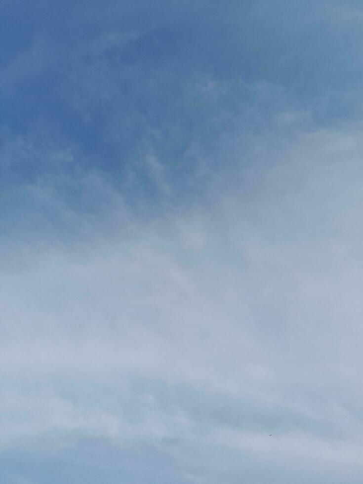 The white clouds on the blue sky are perfect for the background.  Skyscape on Lombok Island, Indonesia photo