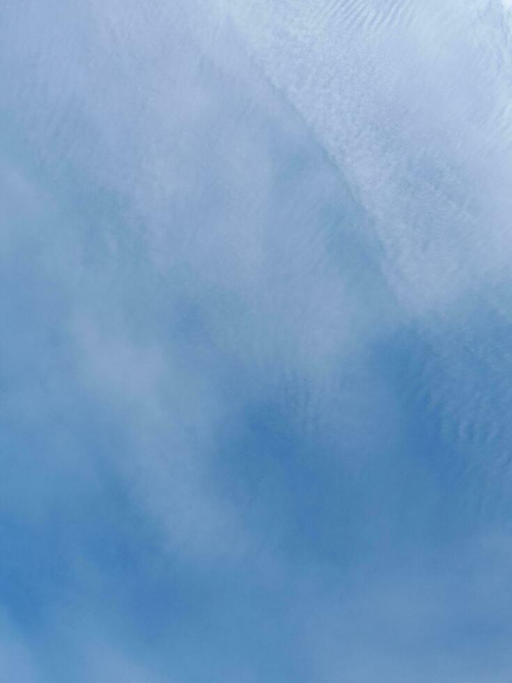 The white clouds on the blue sky are perfect for the background.  Skyscape on Lombok Island, Indonesia photo